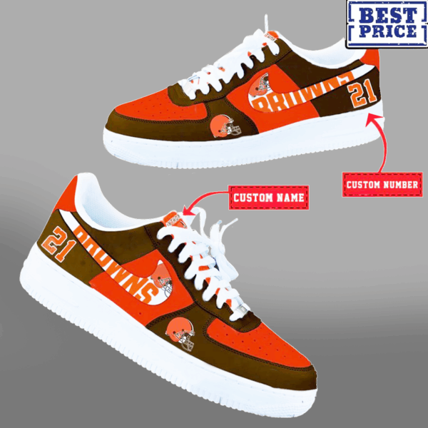 Tubopro Cleveland Browns Air Low-Top Sneakers Shoes For Men And Women