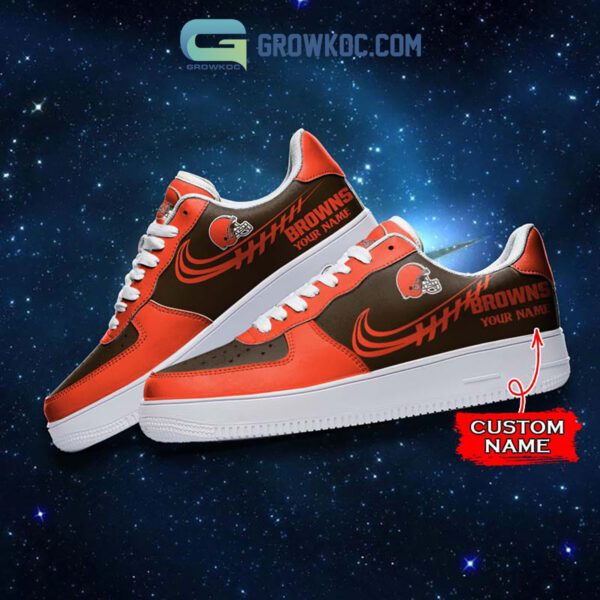 Tubopro Cleveland Browns Air Low-Top Sneakers Shoes For Men And Women - Image 3