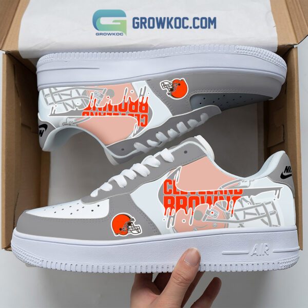 Tubopro Cleveland Browns Air Low-Top Sneakers Shoes For Men And Women - Image 3