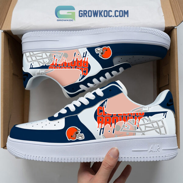 Tubopro Cleveland Browns Air Low-Top Sneakers Shoes For Men And Women - Image 2