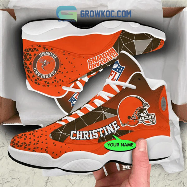 Tubopro Cleveland Browns AJ13 Sneakers Shoes For Men And Women