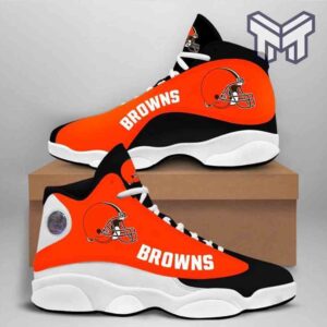 Tubopro Cleveland Browns AJ13 Sneakers Shoes For Men And Women
