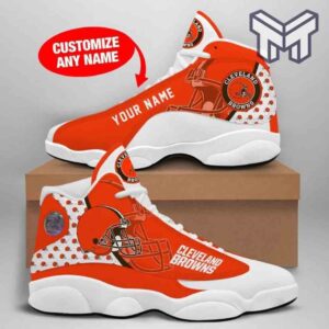 Tubopro Cleveland Browns AJ13 Sneakers Shoes For Men And Women