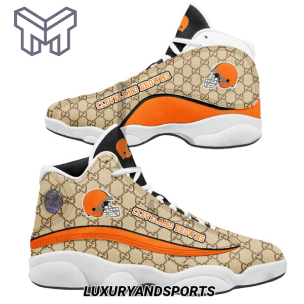 Tubopro Cleveland Browns AJ13 Sneakers Shoes For Men And Women