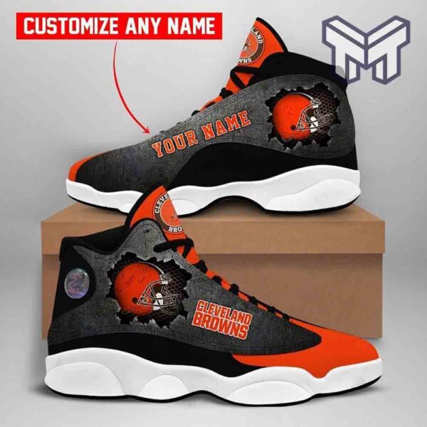 Tubopro Cleveland Browns AJ13 Sneakers Shoes For Men And Women