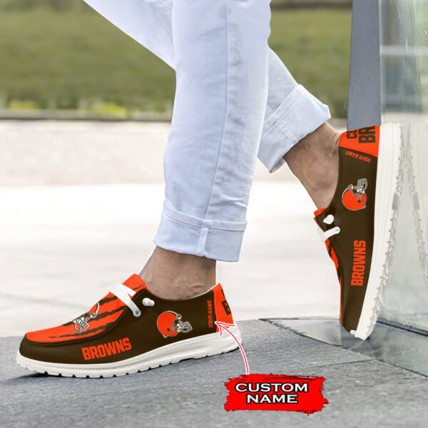 Tubopro Cleveland Browns Hey Dude Shoes For Men And Women - Image 5