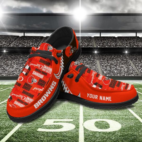 Tubopro Cleveland Browns Hey Dude Shoes For Men And Women - Image 2