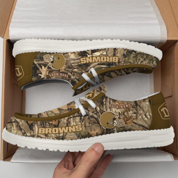 Tubopro Cleveland Browns Hey Dude Shoes For Men And Women - Image 3