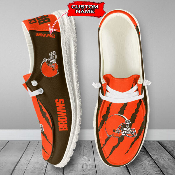 Tubopro Cleveland Browns Hey Dude Shoes For Men And Women - Image 6