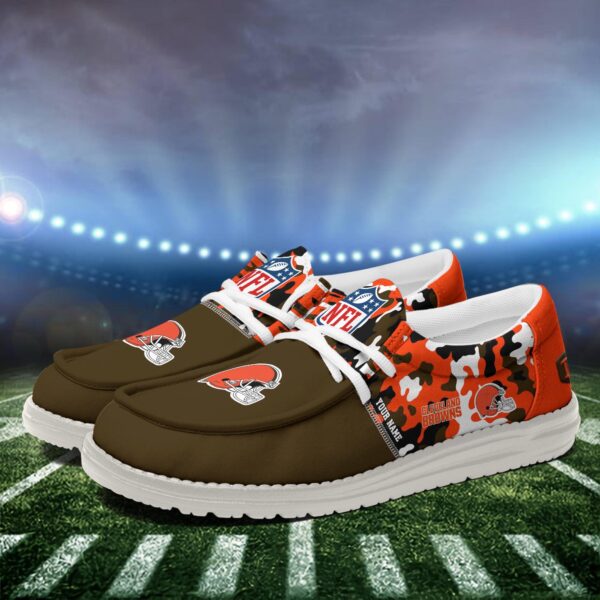 Tubopro Cleveland Browns Hey Dude Shoes For Men And Women - Image 4