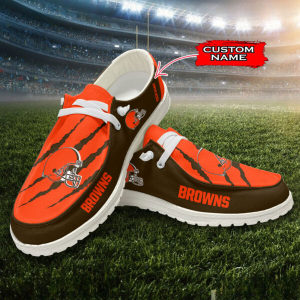 Tubopro Cleveland Browns Hey Dude Shoes For Men And Women - Image 2