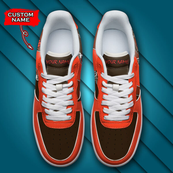 Tubopro Cleveland Browns NFL Air Low-Top Sneakers Shoes For Men And Women - Image 4