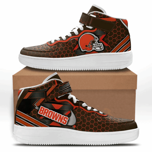 Tubopro Cleveland Browns NFL Air Low-Top Sneakers Shoes For Men And Women