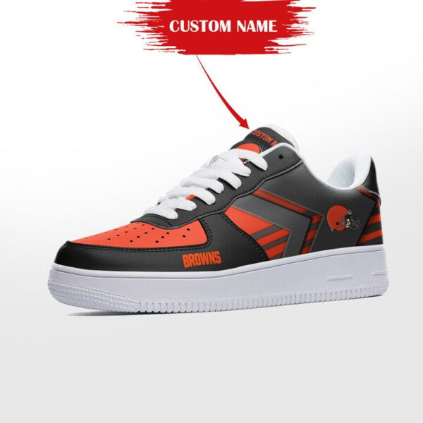 Tubopro Cleveland Browns NFL Air Low-Top Sneakers Shoes For Men And Women - Image 3
