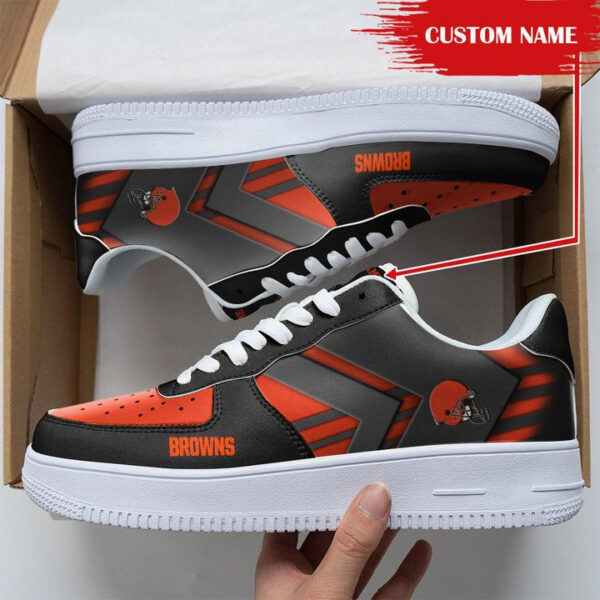 Tubopro Cleveland Browns NFL Air Low-Top Sneakers Shoes For Men And Women