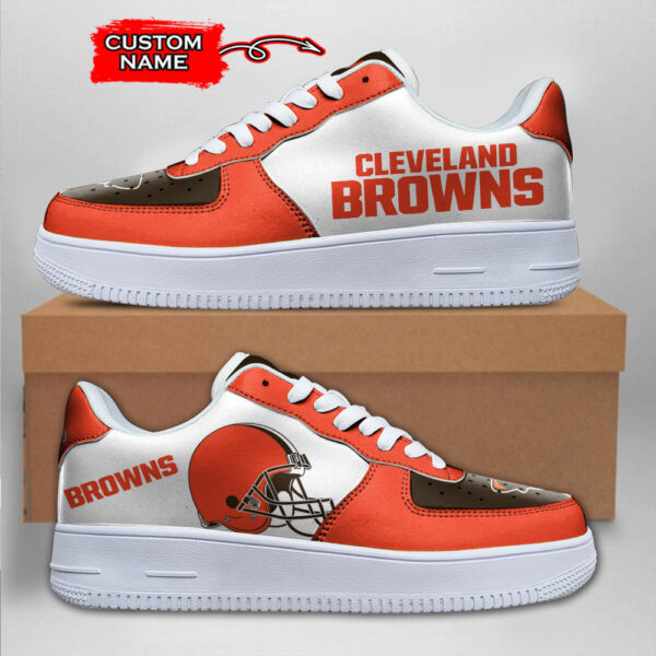 Tubopro Cleveland Browns NFL Air Low-Top Sneakers Shoes For Men And Women