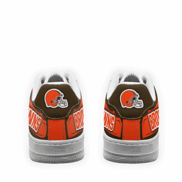 Tubopro Cleveland Browns NFL Air Low-Top Sneakers Shoes For Men And Women - Image 3