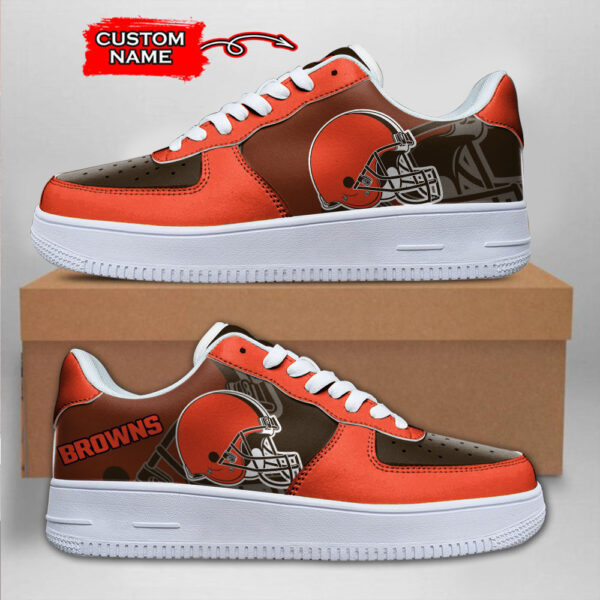 Tubopro Cleveland Browns NFL Air Low-Top Sneakers Shoes For Men And Women