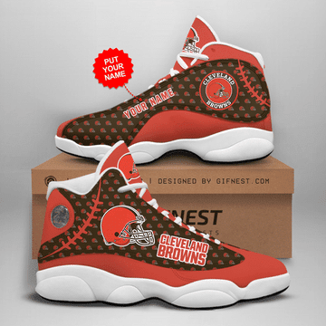 Tubopro Cleveland Browns NFL AJ13 Sneakers Shoes For Men And Women