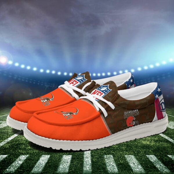 Tubopro Cleveland Browns Personalized Hey Dude Shoes For Men And Women - Image 3
