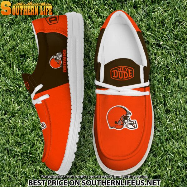 Tubopro Cleveland Browns Personalized Hey Dude Shoes For Men And Women