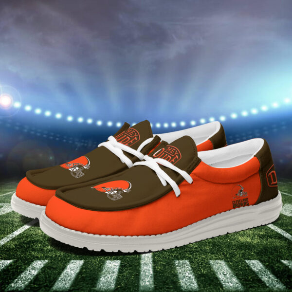 Tubopro Cleveland Browns Personalized Hey Dude Shoes For Men And Women - Image 3
