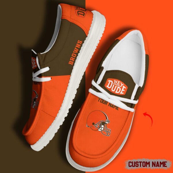 Tubopro Cleveland Browns Personalized Hey Dude Shoes For Men And Women