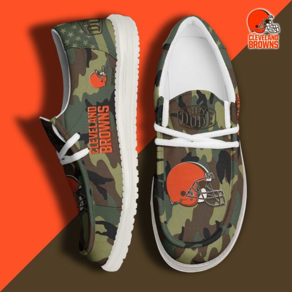 Tubopro Cleveland Browns Personalized Hey Dude Shoes For Men And Women