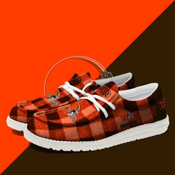 Tubopro Cleveland Browns Personalized Hey Dude Shoes For Men And Women - Image 2