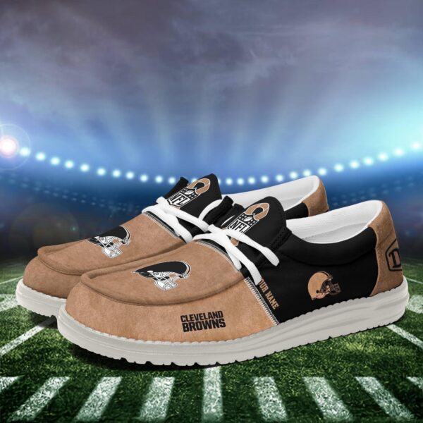 Tubopro Cleveland Browns Personalized Hey Dude Shoes For Men And Women - Image 3