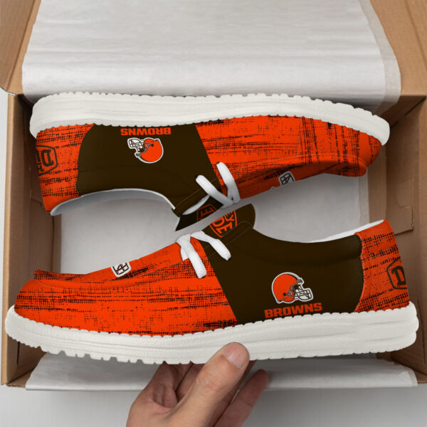 Tubopro Cleveland Browns Personalized Hey Dude Shoes For Men And Women - Image 2