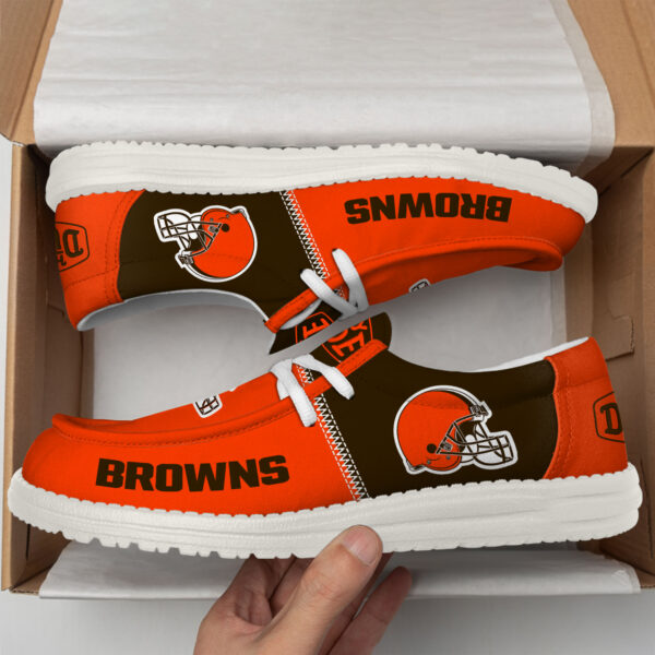 Tubopro Cleveland Browns Personalized Hey Dude Shoes For Men And Women - Image 2