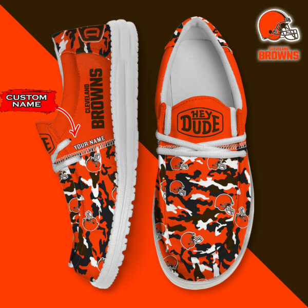 Tubopro Cleveland Browns Personalized Hey Dude Shoes For Men And Women