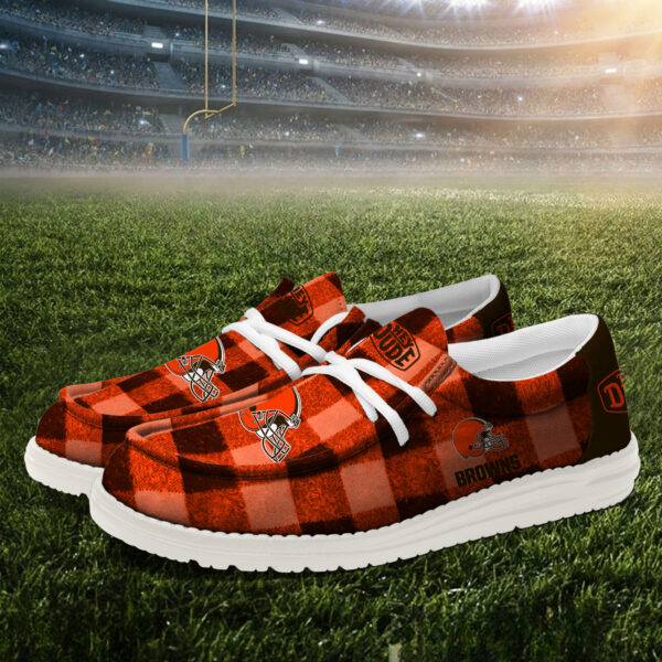 Tubopro Cleveland Browns Personalized Hey Dude Shoes For Men And Women - Image 3