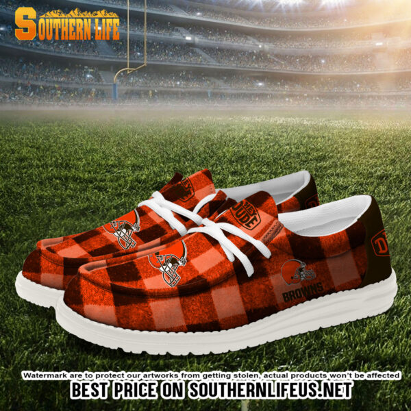 Tubopro Cleveland Browns Personalized Hey Dude Shoes For Men And Women - Image 2