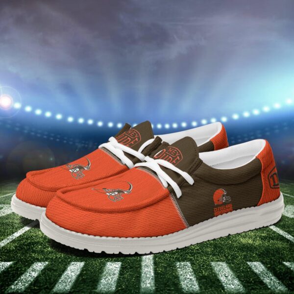 Tubopro Cleveland Browns Personalized Hey Dude Shoes For Men And Women - Image 3