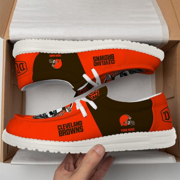 Tubopro Cleveland Browns Personalized Hey Dude Shoes For Men And Women - Image 3
