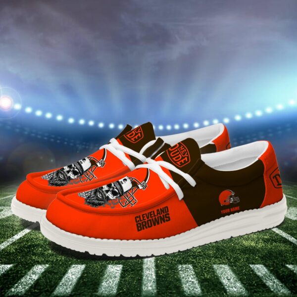 Tubopro Cleveland Browns Personalized Hey Dude Shoes For Men And Women - Image 2