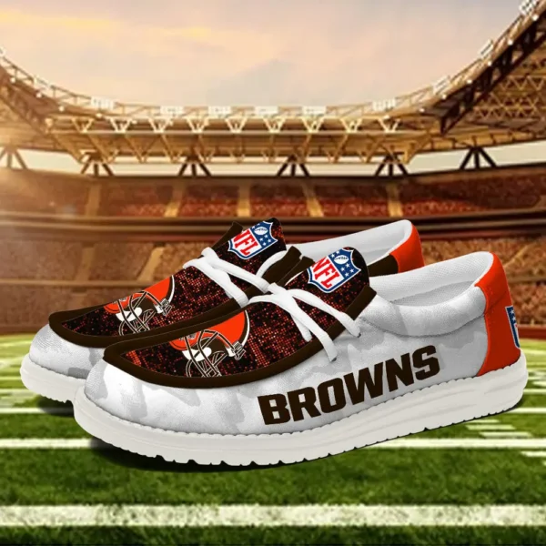 Tubopro Cleveland Browns Personalized Hey Dude Shoes For Men And Women