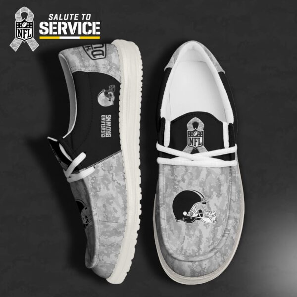 Tubopro Cleveland Browns Personalized Hey Dude Shoes For Men And Women