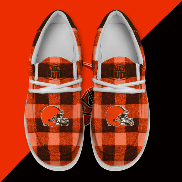 Tubopro Cleveland Browns Personalized Hey Dude Shoes For Men And Women