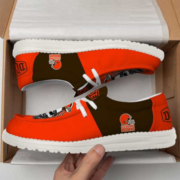 Tubopro Cleveland Browns Personalized Hey Dude Shoes For Men And Women - Image 3
