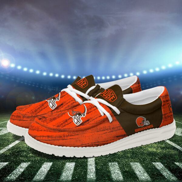 Tubopro Cleveland Browns Personalized Hey Dude Shoes For Men And Women - Image 3