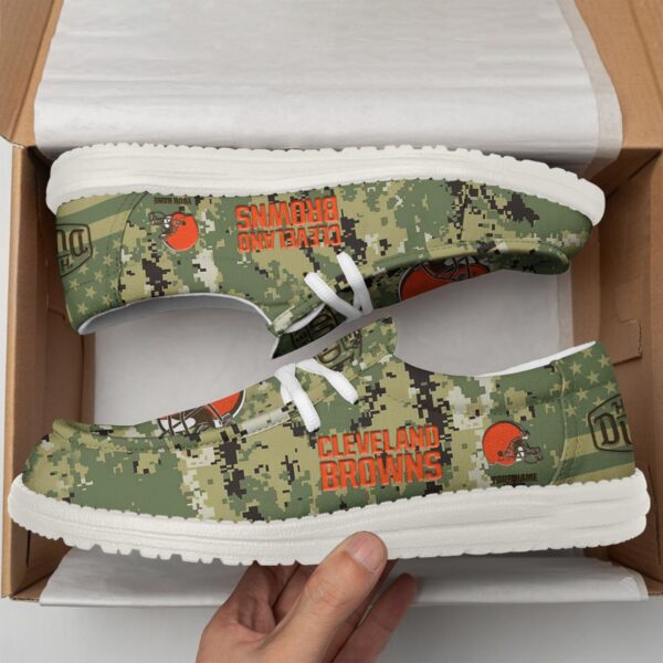 Tubopro Cleveland Browns Personalized Hey Dude Shoes For Men And Women - Image 2