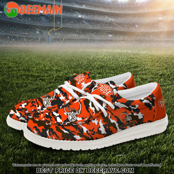 Tubopro Cleveland Browns Personalized Hey Dude Shoes For Men And Women - Image 2