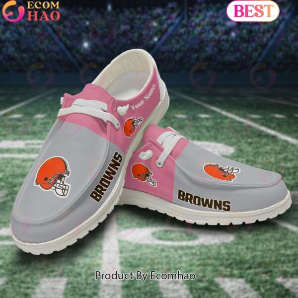 Tubopro Cleveland Browns Personalized Hey Dude Shoes For Men And Women