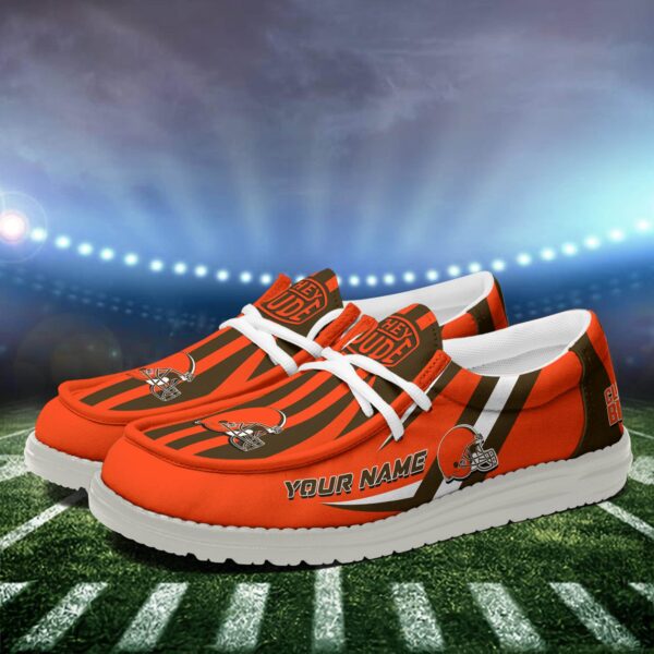 Tubopro Cleveland Browns Personalized Hey Dude Shoes For Men And Women - Image 3
