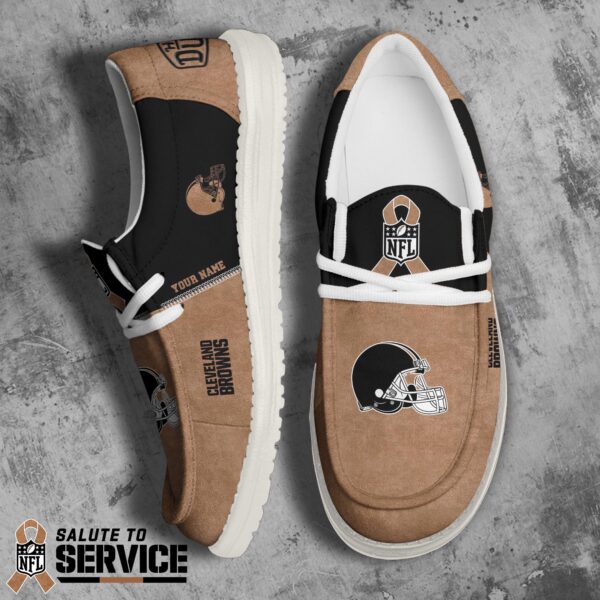 Tubopro Cleveland Browns Personalized Hey Dude Shoes For Men And Women