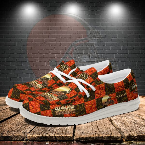 Tubopro Cleveland Browns Personalized Hey Dude Shoes For Men And Women - Image 3