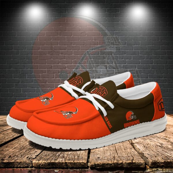 Tubopro Cleveland Browns Personalized Hey Dude Shoes For Men And Women - Image 3